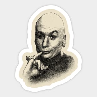 Classic Sketch Dr evil Sticker